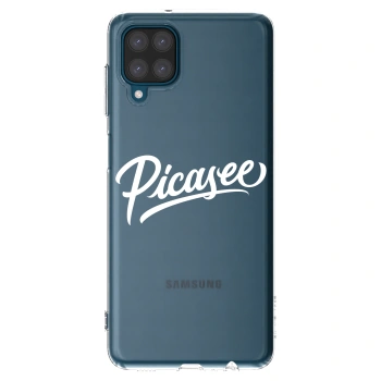 Picasee διαφανής θήκη σιλικόνης Samsung Galaxy A12 A125F - Picasee - old logo - white