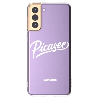 Picasee διαφανής θήκη σιλικόνης Samsung Galaxy S21+ 5G G996F - Picasee - old logo - white