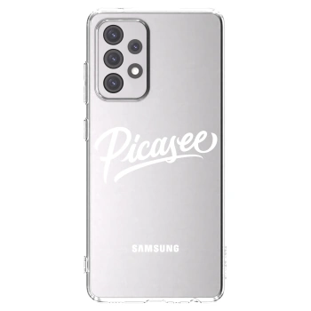 Picasee διαφανής θήκη σιλικόνης Samsung Galaxy A52 5G A525F - Picasee - old logo - white