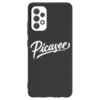 Picasee Μαύρη θήκη σιλικόνης για Samsung Galaxy A32 5G A326B - Picasee - old logo - white