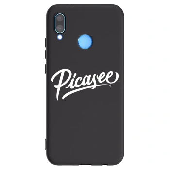 Picasee Μαύρη θήκη σιλικόνης για Huawei P20 Lite - Picasee - old logo - white