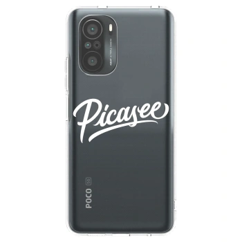 Picasee διαφανής θήκη σιλικόνης Xiaomi Poco F3 - Picasee - old logo - white