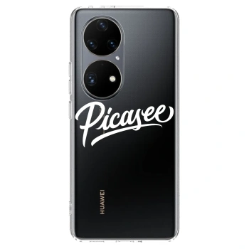 Θήκη για Huawei P50 - Picasee - old logo - white