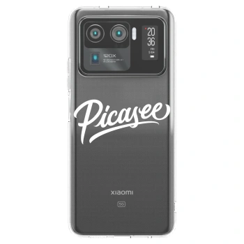 Picasee διαφανής θήκη σιλικόνης Xiaomi Mi 11 Ultra - Picasee - old logo - white