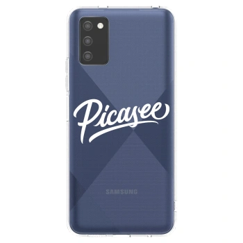 Picasee διαφανής θήκη σιλικόνης Samsung Galaxy A02s A025G - Picasee - old logo - white