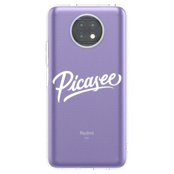 Picasee διαφανής θήκη σιλικόνης Xiaomi Redmi Note 9T - Picasee - old logo - white