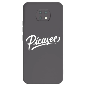 Picasee Μαύρη θήκη σιλικόνης για Xiaomi Redmi Note 9T - Picasee - old logo - white