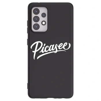 Picasee Μαύρη θήκη σιλικόνης για Samsung Galaxy A52s 5G A528B - Picasee - old logo - white