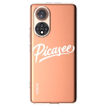 Picasee διαφανής θήκη σιλικόνης Honor 50 5G - Picasee - old logo - white