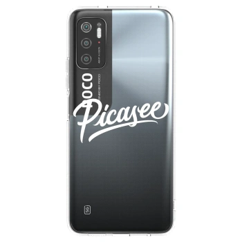 Picasee διαφανής θήκη σιλικόνης Xiaomi Poco M3 Pro 5G - Picasee - old logo - white