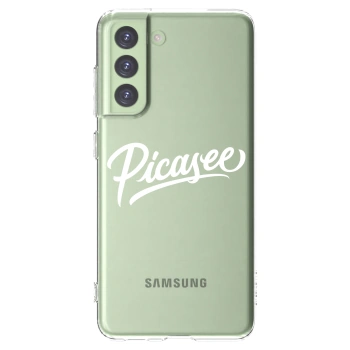Picasee διαφανής θήκη σιλικόνης Samsung Galaxy S21 FE 5G - Picasee - old logo - white