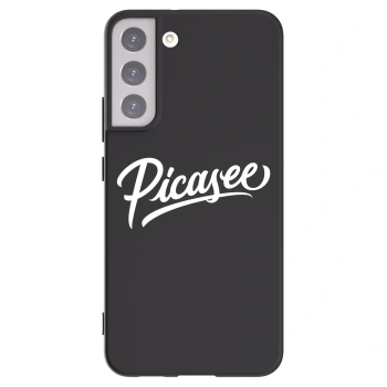 Picasee Μαύρη θήκη σιλικόνης για Samsung Galaxy S22+ 5G - Picasee - old logo - white