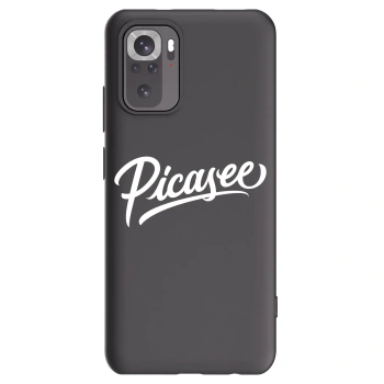 Picasee Μαύρη θήκη σιλικόνης για Xiaomi Redmi Note 11S 4G - Picasee - old logo - white