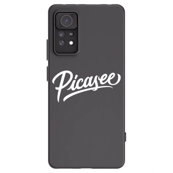 Picasee Μαύρη θήκη σιλικόνης για Xiaomi Redmi Note 11 Pro - Picasee - old logo - white