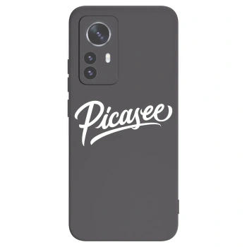 Picasee Μαύρη θήκη σιλικόνης για Xiaomi 12 Pro - Picasee - old logo - white