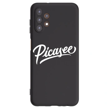 Picasee Μαύρη θήκη σιλικόνης για Samsung Galaxy A13 4G A135 - Picasee - old logo - white