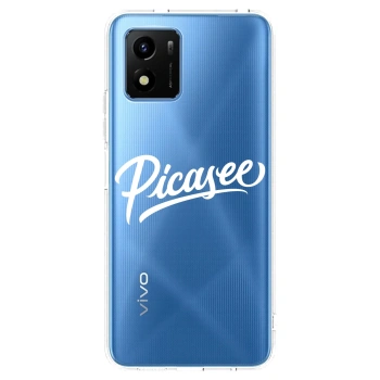 Picasee διαφανής θήκη σιλικόνης Vivo Y01 - Picasee - old logo - white