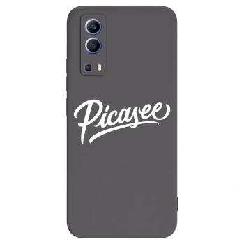 Picasee Μαύρη θήκη σιλικόνης για Vivo Y52 5G - Picasee - old logo - white
