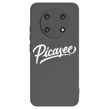 Picasee Μαύρη θήκη σιλικόνης για Honor Magic4 Lite 5G - Picasee - old logo - white
