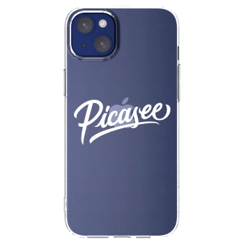 Picasee διαφανής θήκη σιλικόνης Apple iPhone 14 Plus - Picasee - old logo - white