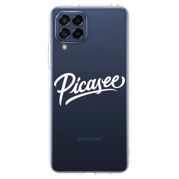Picasee διαφανής θήκη σιλικόνης Samsung Galaxy M53 5G - Picasee - old logo - white