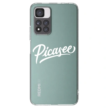 Picasee διαφανής θήκη σιλικόνης Xiaomi Redmi Note 11 Pro+ 5G - Picasee - old logo - white
