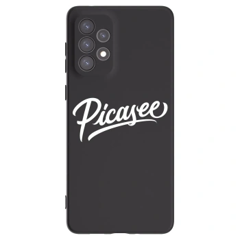 Picasee Μαύρη θήκη σιλικόνης για Samsung Galaxy A73 5G - Picasee - old logo - white