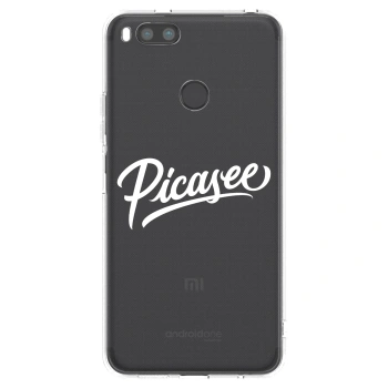 Picasee διαφανής θήκη σιλικόνης Xiaomi Redmi A1 - Picasee - old logo - white