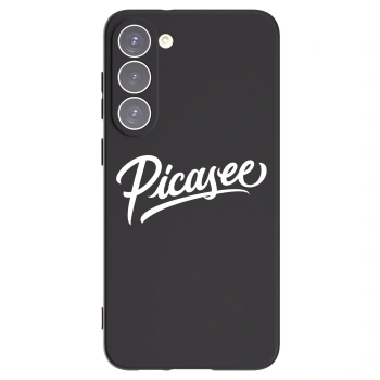 Picasee Μαύρη θήκη σιλικόνης για Samsung Galaxy S23+ 5G - Picasee - old logo - white