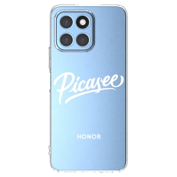 Picasee διαφανής θήκη σιλικόνης Honor X8 5G - Picasee - old logo - white