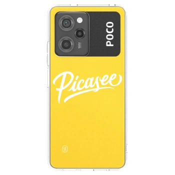 Picasee διαφανής θήκη σιλικόνης Xiaomi Poco X5 Pro - Picasee - old logo - white