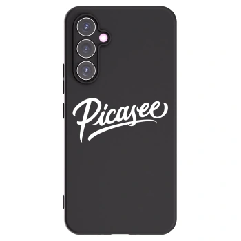 Picasee Μαύρη θήκη σιλικόνης για Samsung Galaxy A54 5G A546B - Picasee - old logo - white