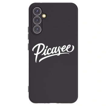 Picasee Μαύρη θήκη σιλικόνης για Samsung Galaxy A34 5G A346B - Picasee - old logo - white