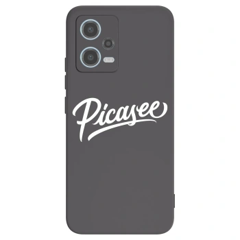 Picasee Μαύρη θήκη σιλικόνης για Xiaomi Redmi Note 12 5G - Picasee - old logo - white