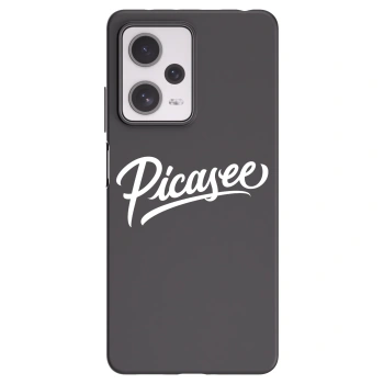 Picasee Μαύρη θήκη σιλικόνης για Xiaomi Redmi Note 12 Pro+ 5G - Picasee - old logo - white