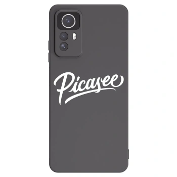 Picasee Μαύρη θήκη σιλικόνης για Xiaomi Redmi Note 12S - Picasee - old logo - white