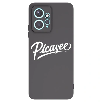 Picasee Μαύρη θήκη σιλικόνης για Xiaomi Redmi Note 12 4G - Picasee - old logo - white