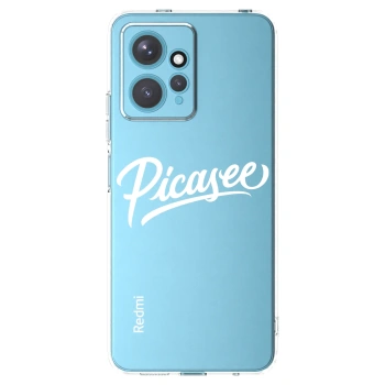 Picasee διαφανής θήκη σιλικόνης Xiaomi Redmi Note 12 4G - Picasee - old logo - white