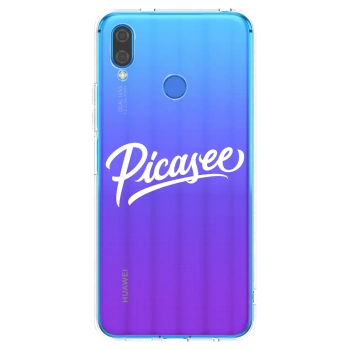 Picasee διαφανής θήκη σιλικόνης Huawei Nova 3i - Picasee - old logo - white