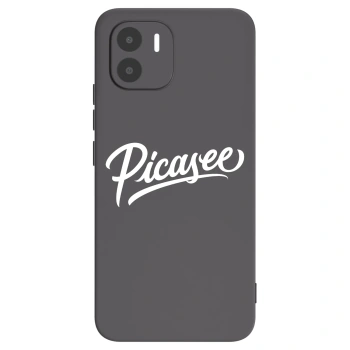 Picasee Μαύρη θήκη σιλικόνης για Xiaomi Redmi A2 - Picasee - old logo - white