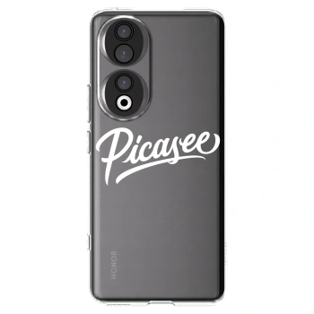 Picasee διαφανής θήκη σιλικόνης Honor 90 5G - Picasee - old logo - white
