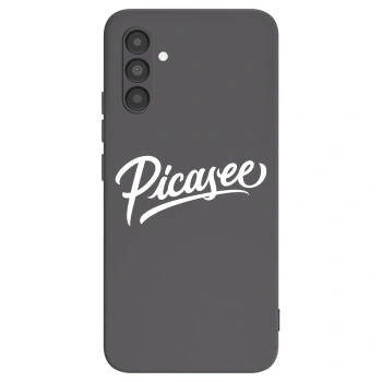 Picasee Μαύρη θήκη σιλικόνης για Samsung Galaxy A04s A047F - Picasee - old logo - white