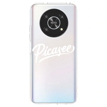 Picasee διαφανής θήκη σιλικόνης Honor Magic4 Lite 5G - Picasee - old logo - white