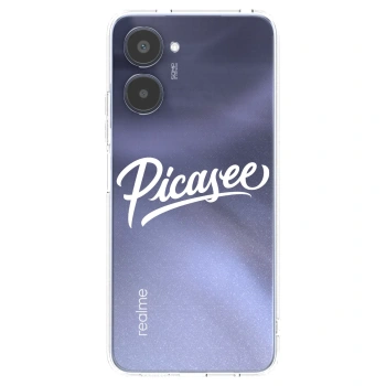 Picasee διαφανής θήκη σιλικόνης Realme 10 4G - Picasee - old logo - white