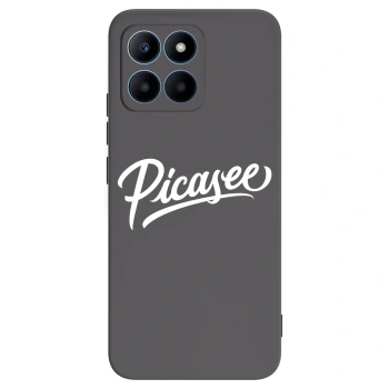 Picasee Μαύρη θήκη σιλικόνης για Honor 70 Lite - Picasee - old logo - white
