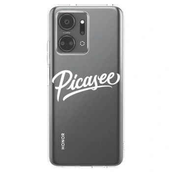 Picasee διαφανής θήκη σιλικόνης Honor X7a - Picasee - old logo - white