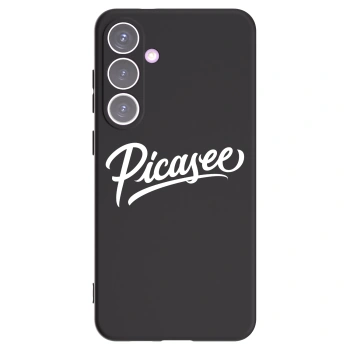 Picasee Μαύρη θήκη σιλικόνης για Samsung Galaxy S24+ S926B 5G - Picasee - old logo - white