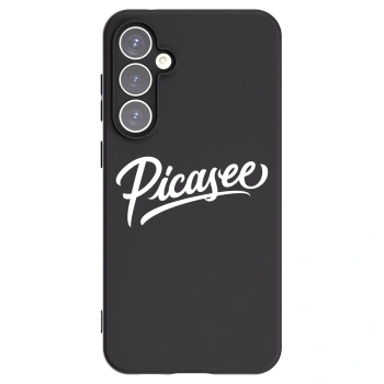 Picasee Μαύρη θήκη σιλικόνης για Samsung Galaxy S23 FE S711B - Picasee - old logo - white