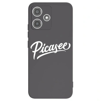 Picasee Μαύρη θήκη σιλικόνης για Xiaomi Redmi 12 5G - Picasee - old logo - white