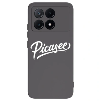 Picasee Μαύρη θήκη σιλικόνης για Xiaomi Poco X6 Pro - Picasee - old logo - white